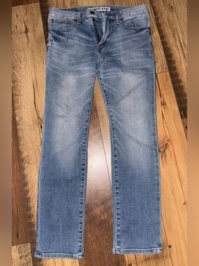 Express Jeans Slim Light Blue Washed Denim